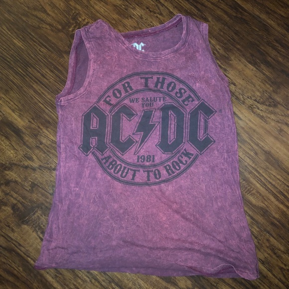 Tops - AC/DC tank top